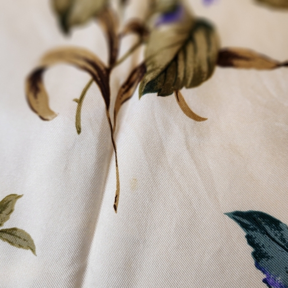 Trussardi Silk Scarf 31x30" - Picture 7 of 9